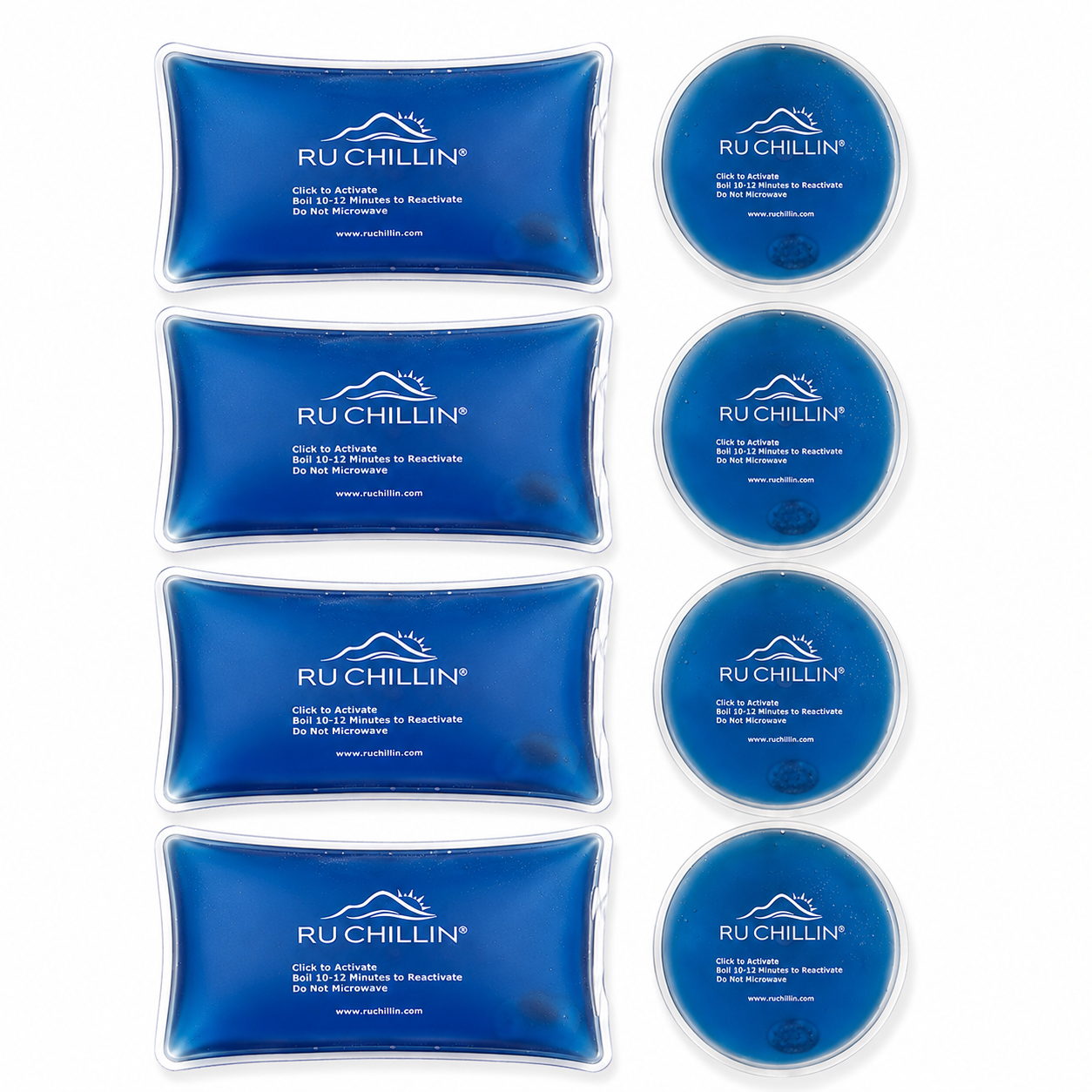 Reusable Hand Warmers – 8 Pack Variety