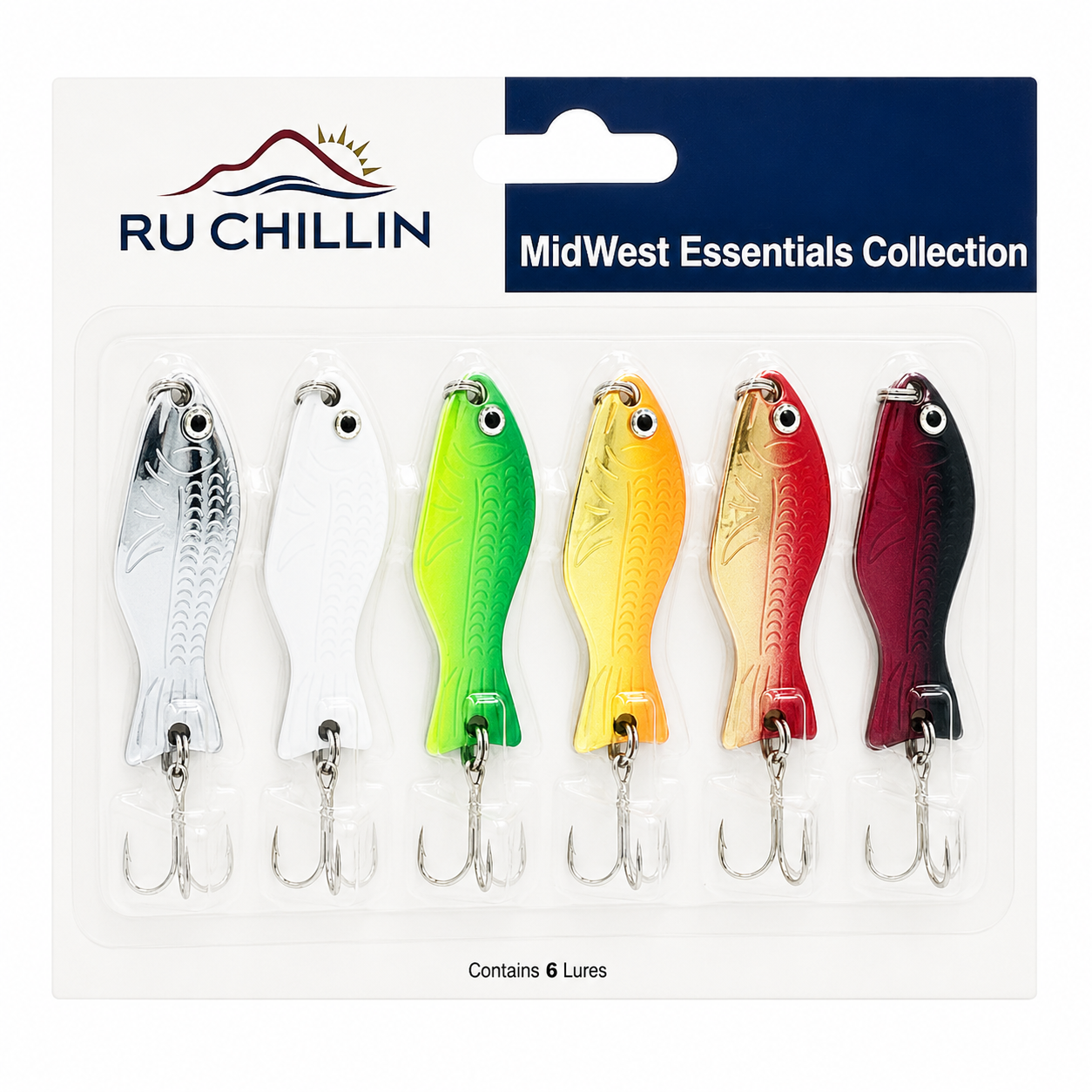 Fishing Spoons - Regional Essentials - 6 Pack