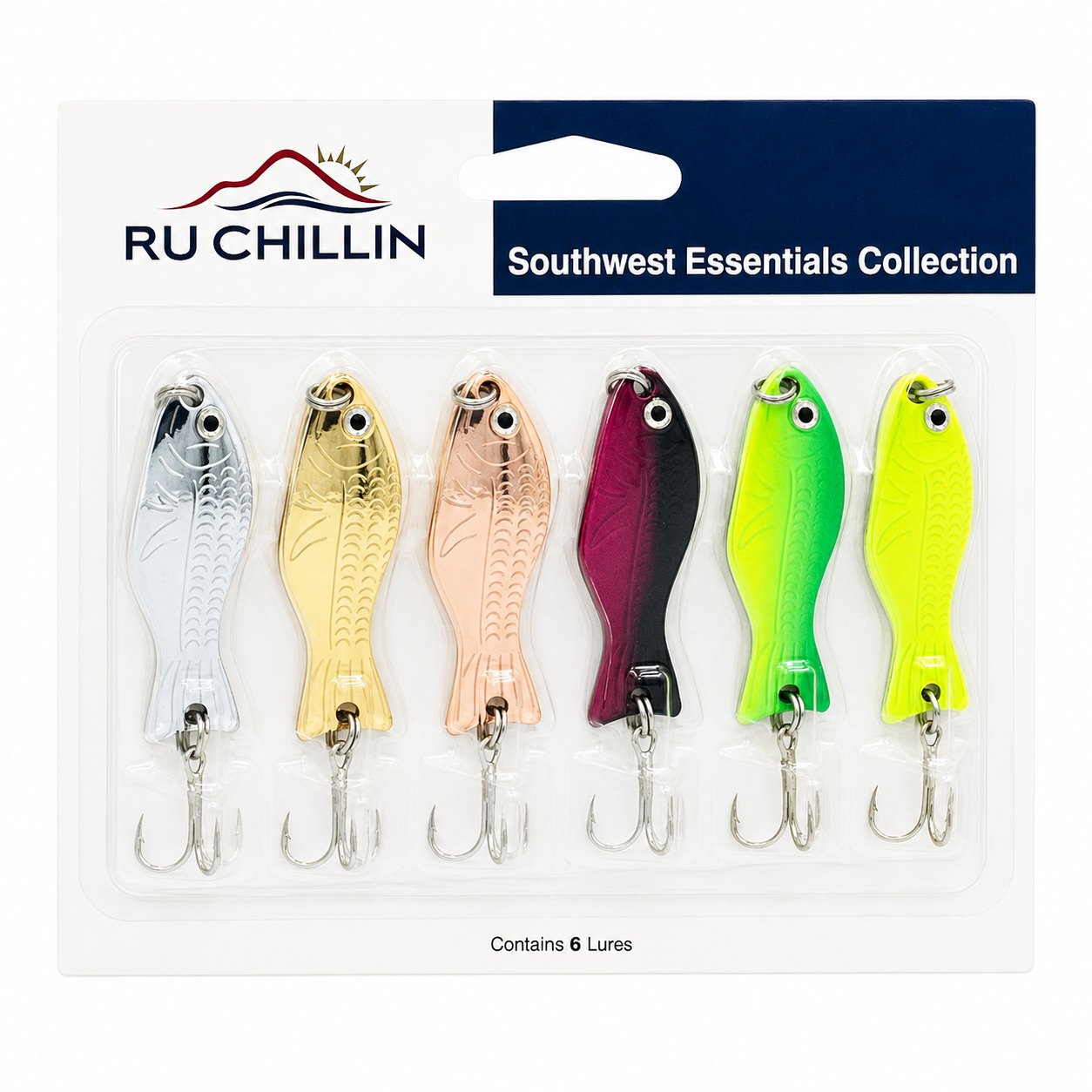 Fishing Spoons - Regional Essentials - 6 Pack